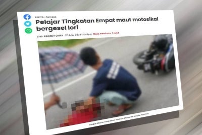 Laporan Sinar Harian.