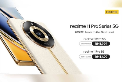 Harga kedua-dua model realme 11 Pro Series 5G itu diumumkan ketika majlis pelancaran yang diadakan di Laguna Redang Island Resort pada malam Khamis. - Foto: Realme