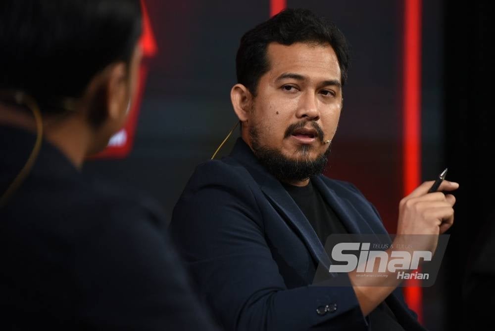 Wan Agyl dalam Wacana Sinar Siri 407 yang bertajuk SEGiM: Untuk Siapa? yang berlangsung di Kompleks Kumpulan Karangkraf di sini pada Selasa.