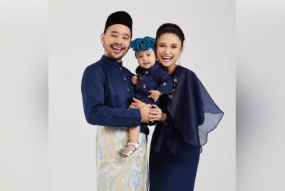 Ayda dan Nabil bersama anak perempuan mereka, Ana Nayla yang kini berusia dua tahun.