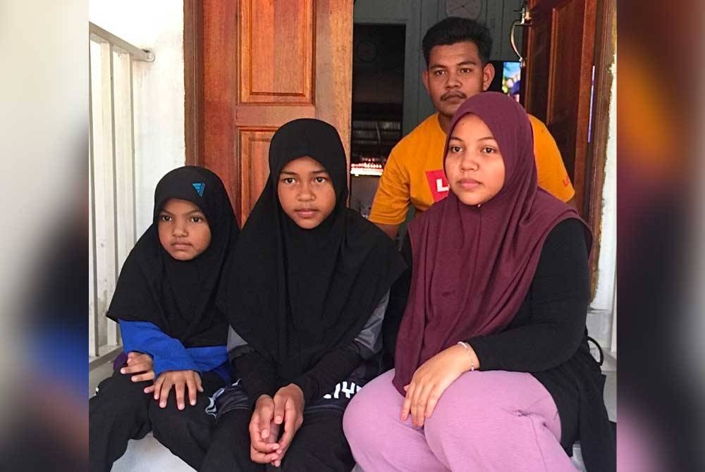 Adik-beradik yang kehilangan ibu bapa kini tinggal bersama bapa saudara di Kuala Krai.