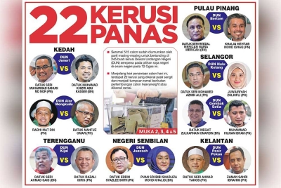 Laporan muka depan Sinar Harian pada Sabtu