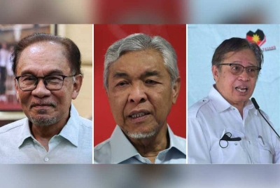 Anwar Ibrahim, Ahmad Zahid, dan Abang Johari