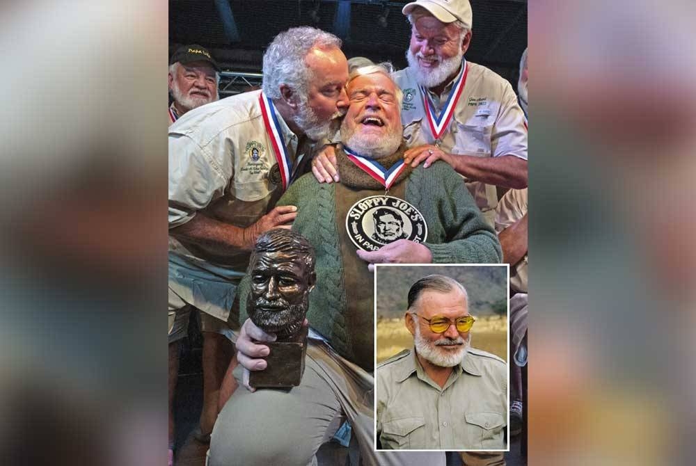 Marshal diumum pemenang edisi ke-42 tahun ini. Gambar kecil: Ernest Hemingway
