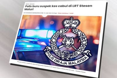 Laporan Sinar Harian pada Isnin.