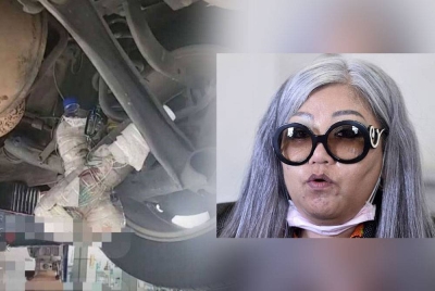 Bom buatan sendiri (IED) yang ditemui di bawah kereta aktivis dan peguam, Siti Kasim pada 21 Julai lalu. Siti Kasim (kanan).