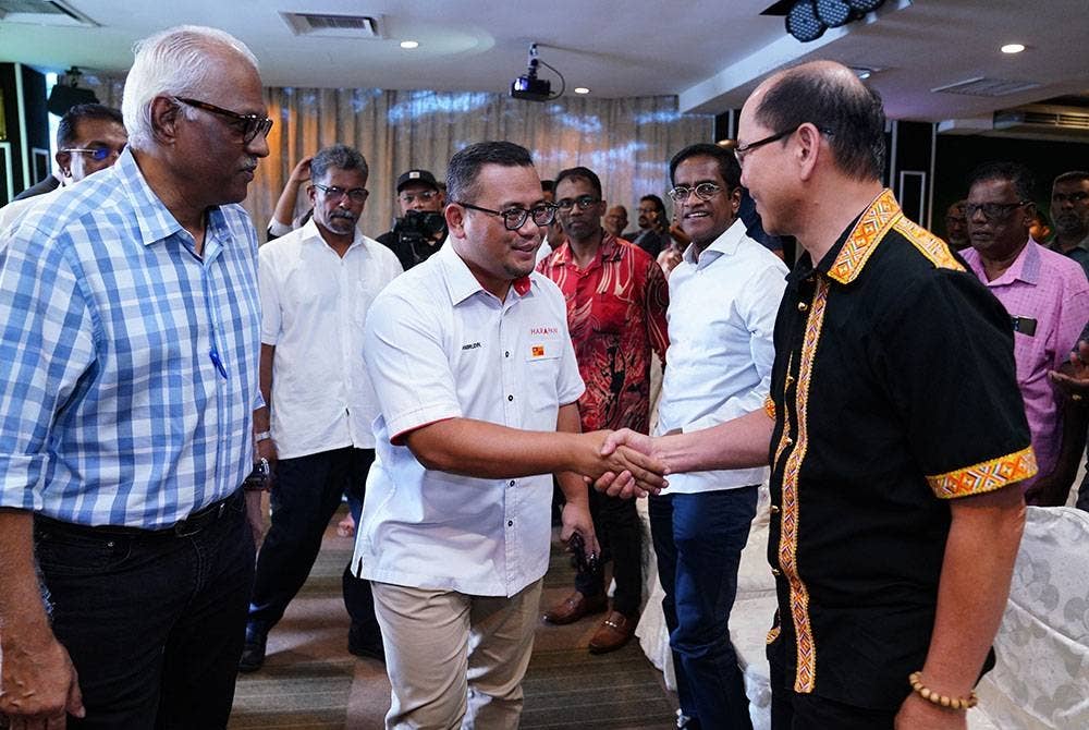 Amirudin ketika hadir ke Perhimpunan Pemimpin India Malaysia di Shah Alam pada Jumaat.