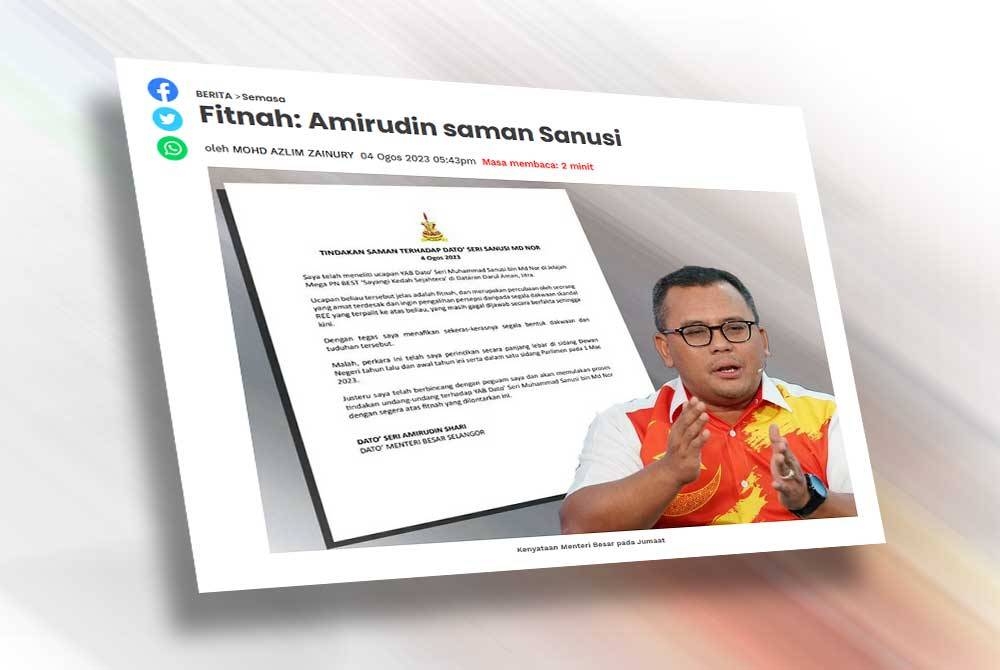 Laporan Sinar Harian.