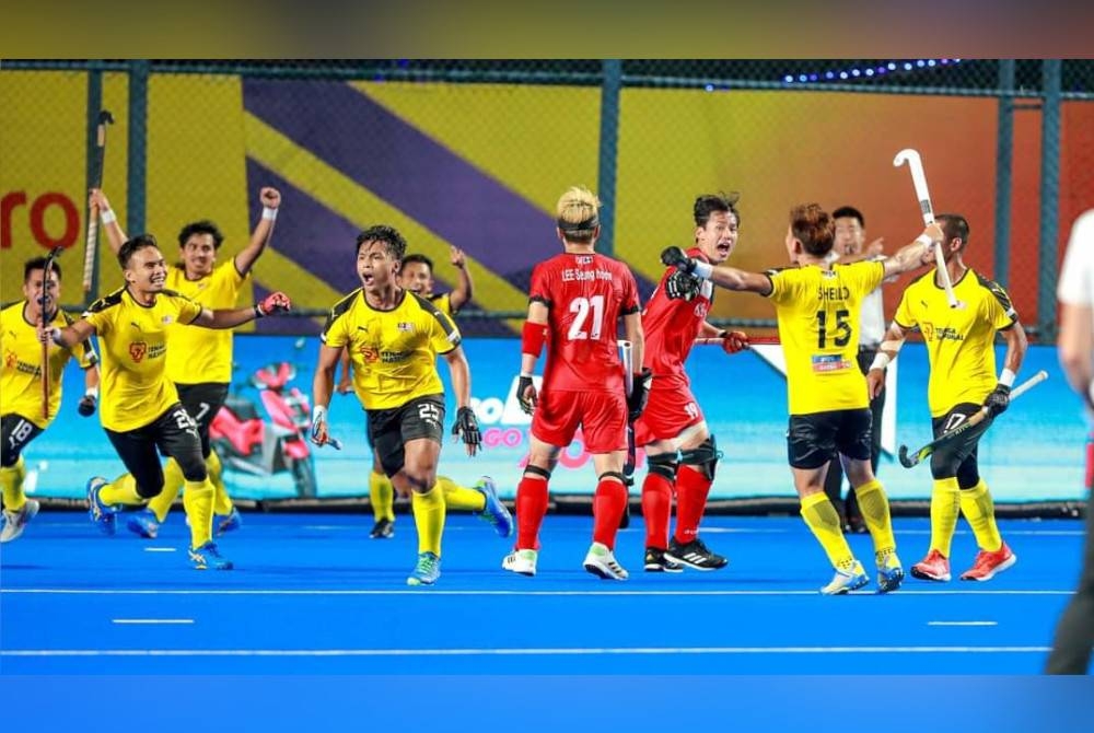 Malaysian Tigers mara ke perlawanan akhir kejuaraan Trofi Juara-Juara Asia selepas menewaskan Korea Selatan, 6-2 dalam perlawanan separuh akhir di Stadium Mayor Radhakrishnan, Chennai, India pada Jumaat.