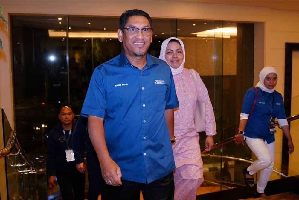 Ahmad Faizal ketika tiba di Hotel Concorde, Shah Alam.