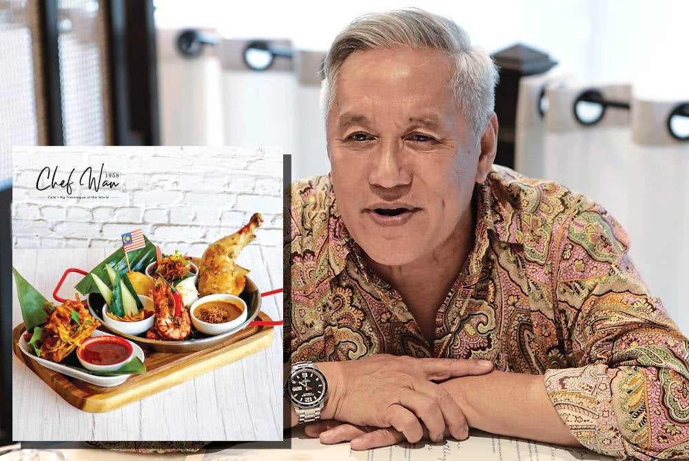 Nasi Lemak 'Wan' Malaysia tampil dengan aroma segar daripada beras wangi yang dimasak dengan santan dan daun pandan