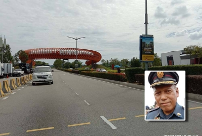 Laluan kedua arah di Jalan Persiaran Elmina di Elmina, Seksyen U16 akan dibuka kepada pengguna pada petang Khamis. (Gambar kecil: Shamsol Maarif)