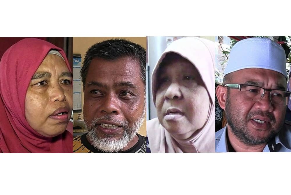 Gambar dari kiri: Hayati, Norazian, Kamariah, Mohd Tarmizi