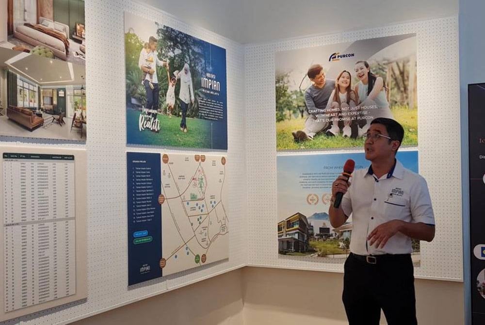 Wakil Koleksi Impian menerangkan kediaman berkonsepkan alam semula jadi serta warisan yang akan dibina oleh syarikat berkenaan di 20 lokasi strategik seluruh negara.