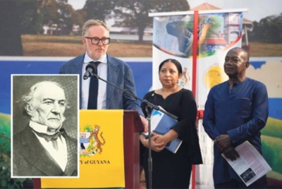 Charles Gladstone memohon maaf atas penglibatan moyangnya dalam perhambaan dan buruh paksa di Guyana. Gambar kecil: William Gladstone. - Agensi