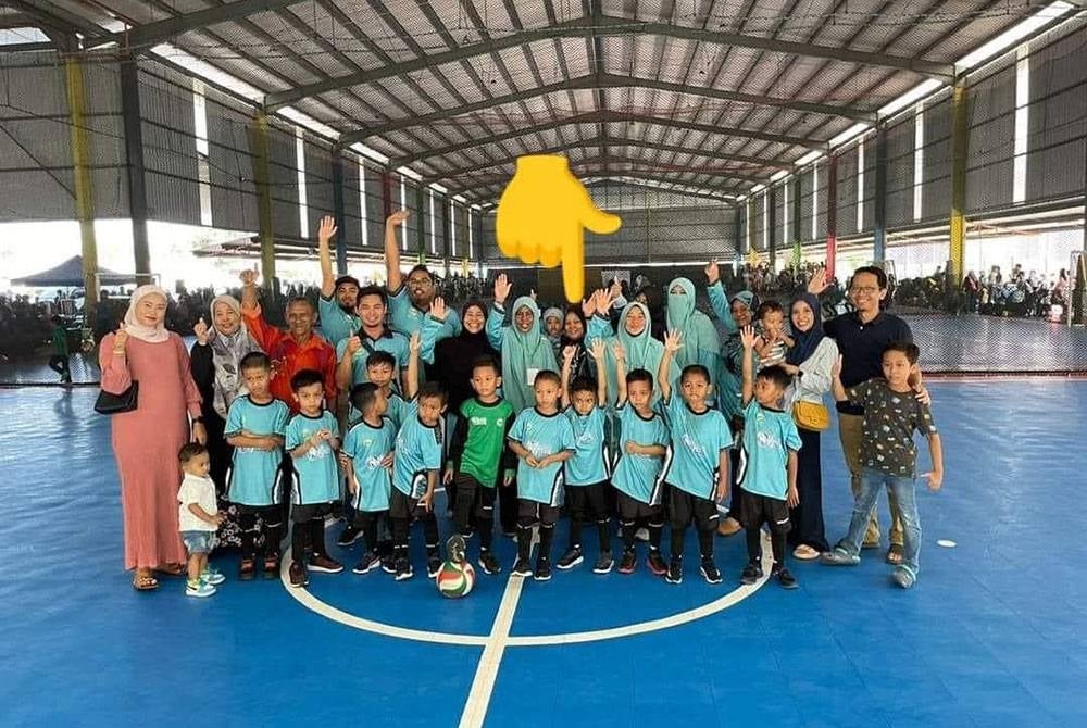 Mangsa sebelum itu menghantar anak ke Kejohanan Bola Sepak dan Bola Jaring PASTI Perak 2023 di Manjung.