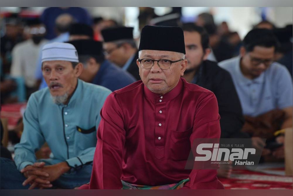 Hussamuddin ketika menghadiri Malaysia #QuranHour di Masjid Tuanku Mizan Zainal Abidin pada Rabu.