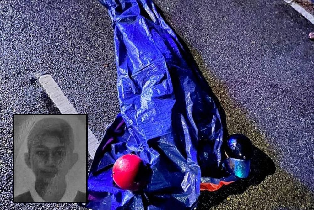 Muhammad Thaqif terlibat dalam kemalangan di Jalan Persisiran Pantai Klebang di sini, pada pagi Khamis.