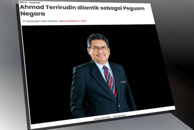 Laporan Sinar Harian pada Jumaat.