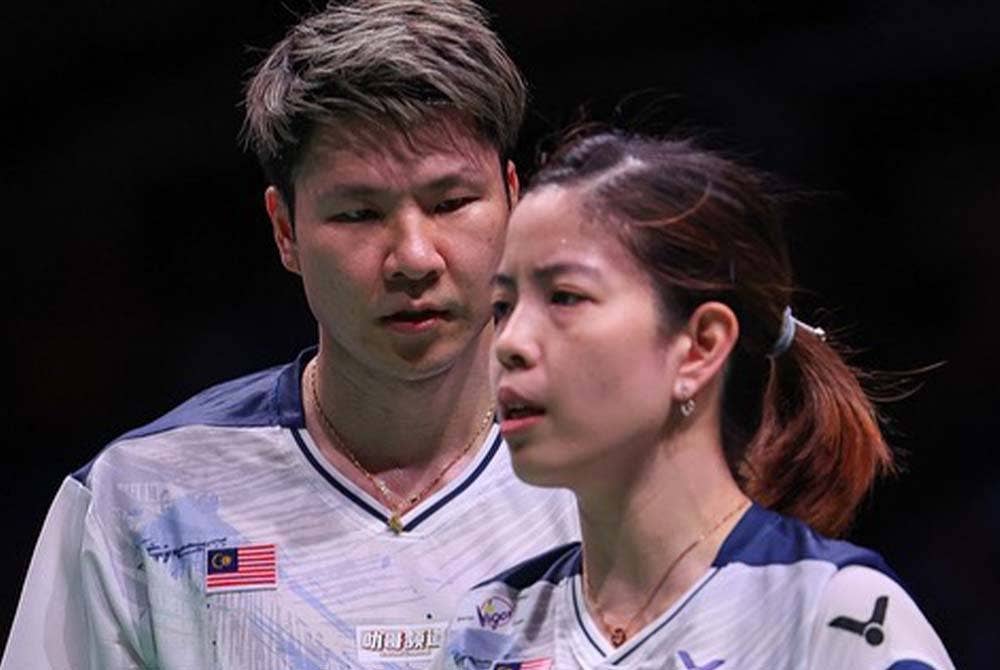 Soon Huat (kiri) dan Shevon terpaksa akur tersingkir awal daripada saingan Terbuka China di Changzhou pada Selasa. Foto Facebook BAM