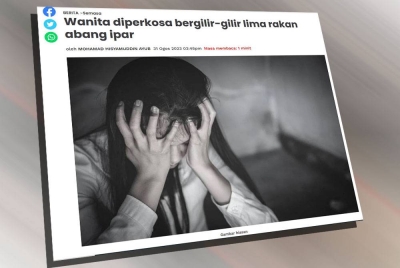 Laporan Sinar Harian Khamis lalu.
