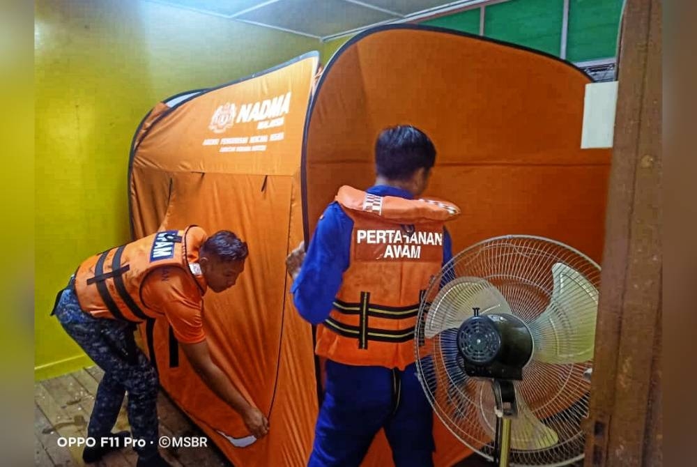 Dua PPS dibuka iaitu di Kampung Pamah Rawas dan Kampung Peruas,Raub dibuka selepas banjir kilat melanda kampung terbabit.