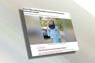 Laporan Sinar Harian pada Selasa.