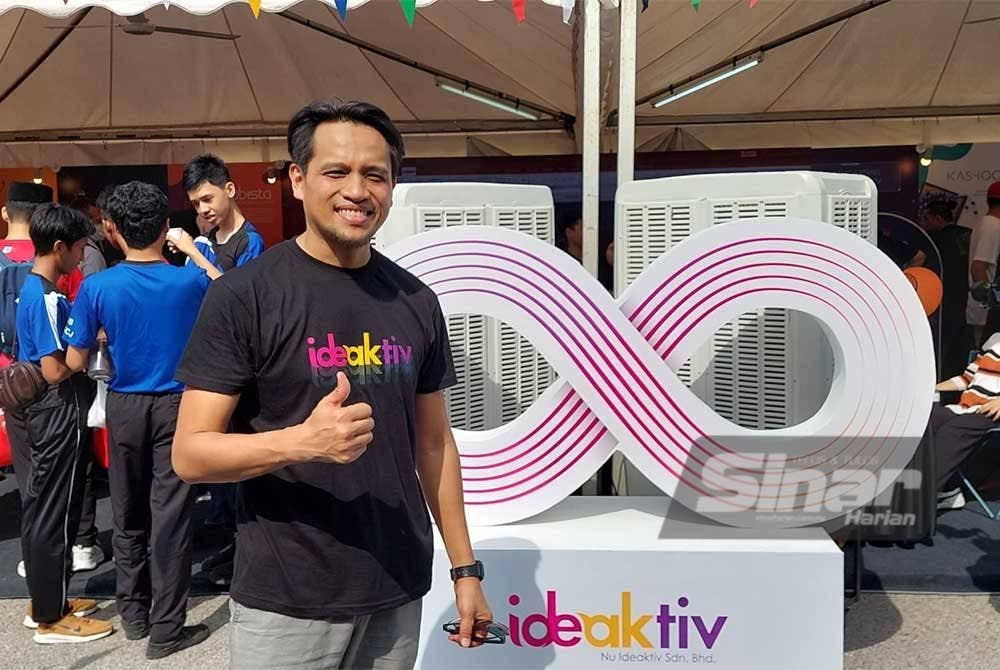 Hakimin di reruai NU Ideaktiv Karnival Pendidikan Sinar Bestari pada Jumaat.