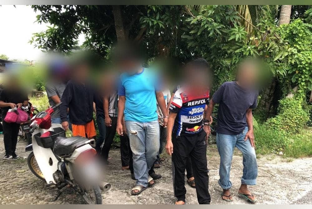 Mereka yang ditahan adalah penagih tegar dan pengedar dadah yang berusia antara 20-an hingga 67 tahun membabitkan 74 lelaki serta dua wanita.