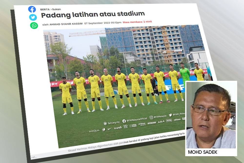 Laporan Sukan Sinar pada Jumaat.