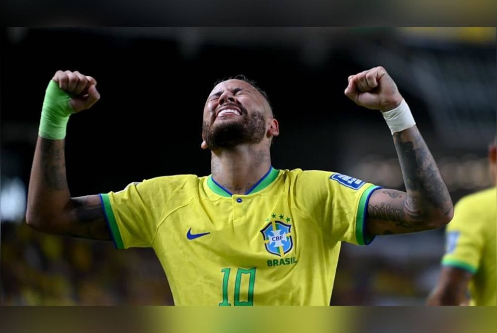 Neymar kini merekodkan 79 gol di pentas antarabangsa.