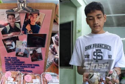 Kisah Adam mula mendapat perhatian ramai apabila kek muffin yang ditempatkan di sebuah kedai makan berserta nota ringkas tulisan Adam tular.