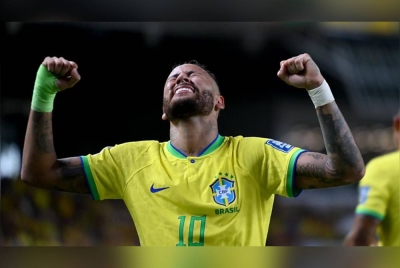 Neymar kini merekodkan 79 gol di pentas antarabangsa.
