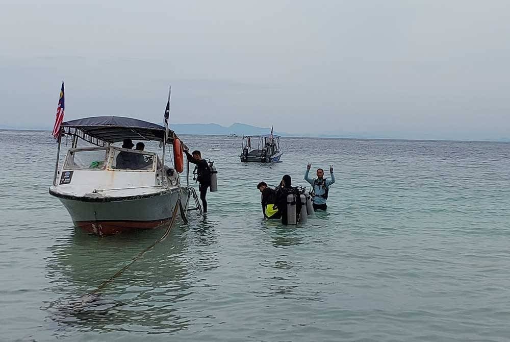 Pulau Tenggol yang terletak di Dungun menjadi tumpuan penyelam dari dalam dan luar negara