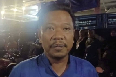 Zulkifli Jaafar ketika ditemui pemberita di Bilik Gerakan Utama PN Pulai, Kempas, Johor Bahru pada malam Sabtu