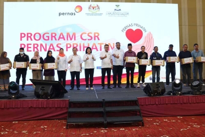 Saraswathy pada Program BizFrancais Johor di Pusat Konvensyen Antarabangsa Persada Johor, Johor Bahru pada Sabtu.