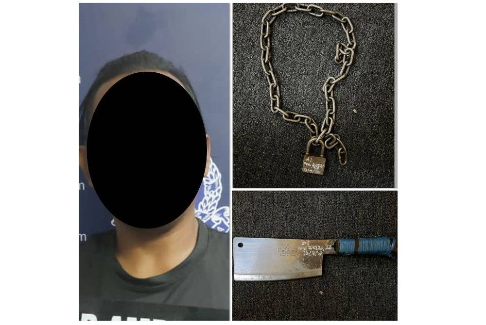 Seorang lelaki warga tempatan ditahan pihak polis setelah menyerang pekerja warga asing dalam kejadian di Pandan Utama, Ampang, Selangor pada Selasa.