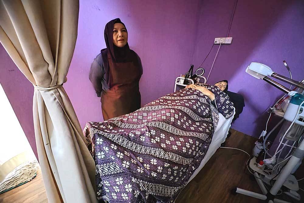 Rohaida menawarkan perkhidmatan urutan dan spa bergerak