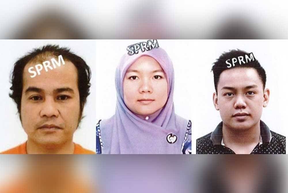 Dari kiri: Brady,Mona Lisa, dan Mohd Rizwan.