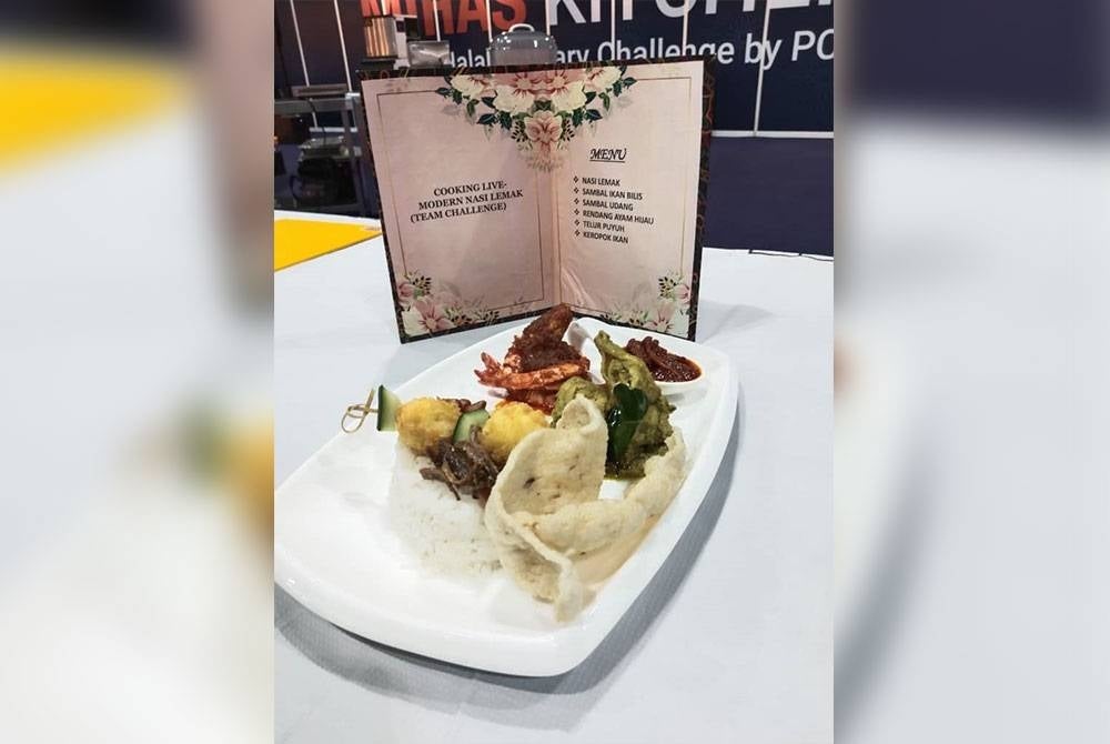 Modern Nasi Lemak Challenge yang berjaya merangkul pingat emas.
