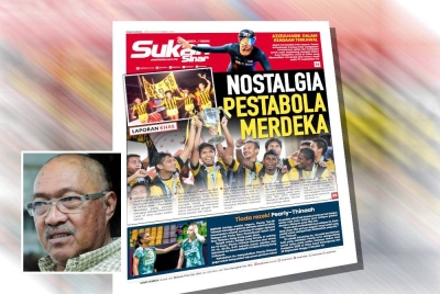 Laporan Sukan Sinar pada Isnin. Gambar kecil: Jamal Nasir