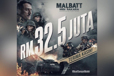 MALBATT: Misi Bakara berjaya mencatat kutipan RM32.5 juta dalam tempoh lima minggu tayangan.