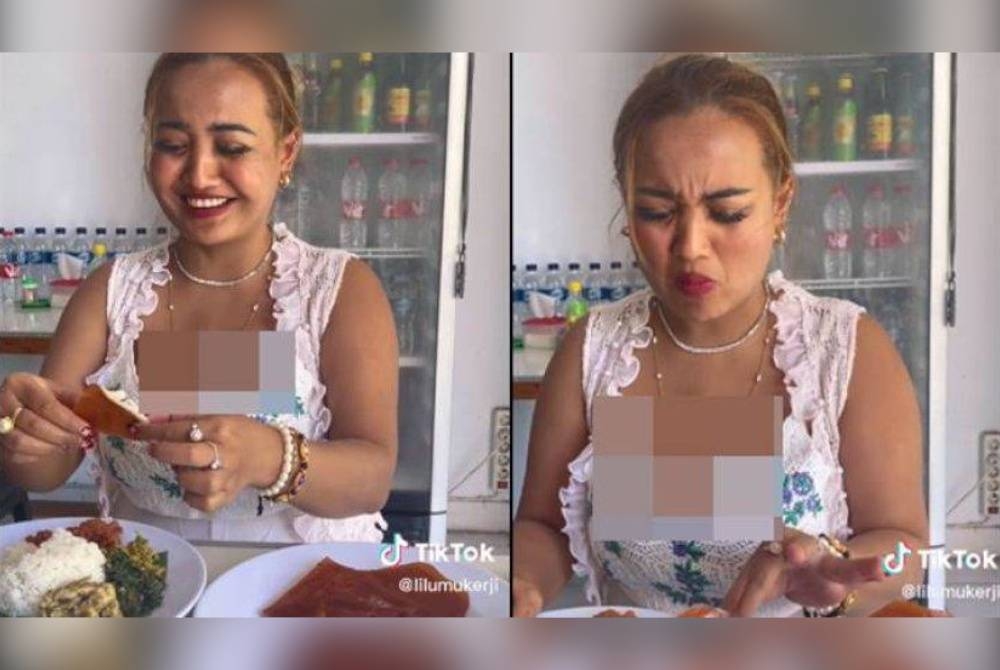 Video kontroversi dikongsi Lina pada Mac lalu turut mendapat jutaan tontonan di TikTok. - Foto Agensi