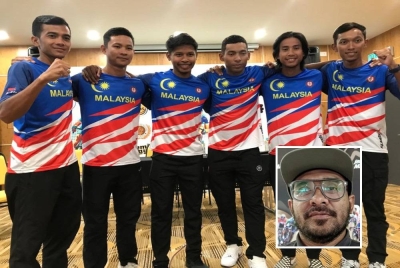 Barisan enam pelumba yang akan menggalas cabaran Malaysia pada LTdL 2023. Gambar kecil: MOHD YUSOF