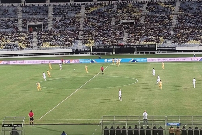 Aksi TFC menentang Central Coast Mariners di Stadium Sultan Mizan Zainal Abidin, Gong Badak pada Rabu.