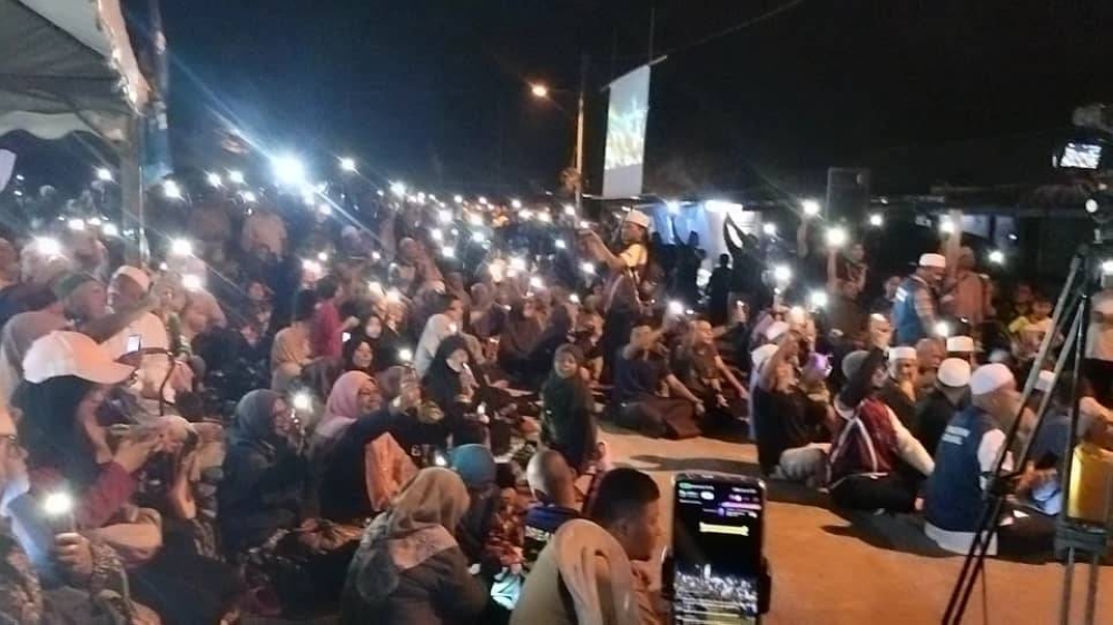 Antara penyokong PN yang hadir dalam program tersebut.