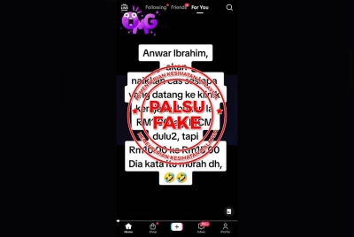 Tangkap layar yang tular mengenai kenaikan caj perkhidmatan klinik kesihatan.