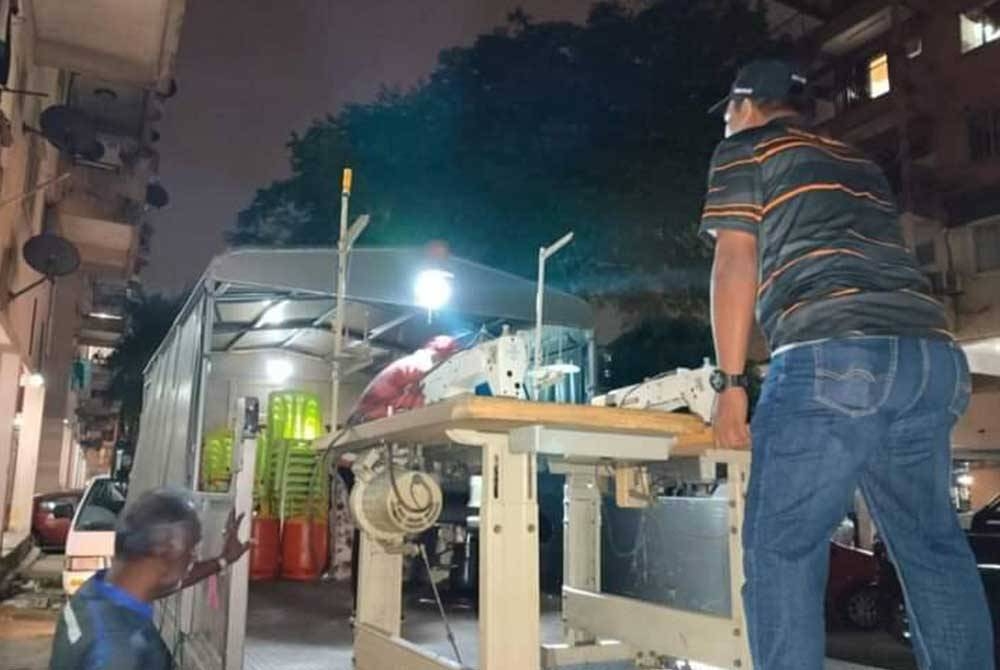 Lapan tindakan sitaan dan dua kompaun diambil MPK dalam operasi kali ini.