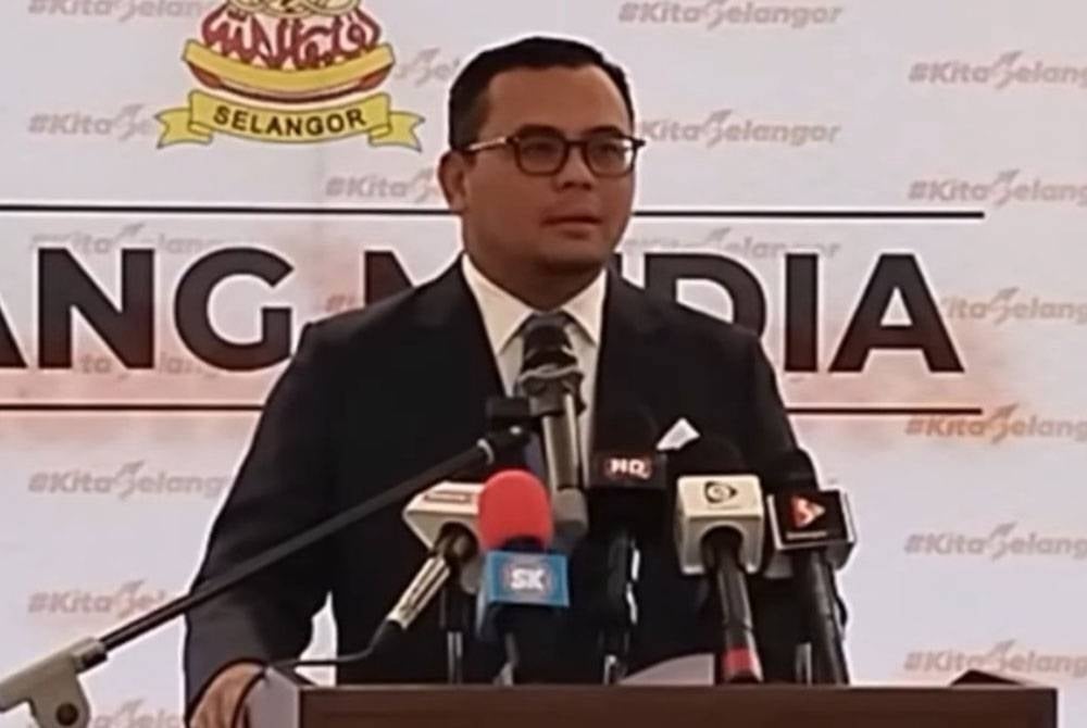 Amirudin pada sidang media khas di Bangunan SUK Selangor, Shah Alam pada Rabu.