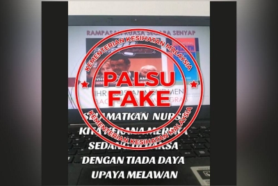 KKM menafikan dakwaan berkenaan yang tular di aplikasi TikTok.